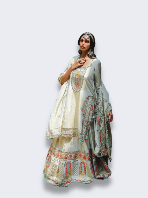 Amber Regal Cream Anarkali