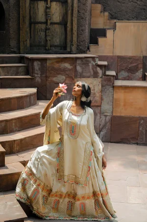 Amber Royal Anarkali Set – Heritage Meets Elegance