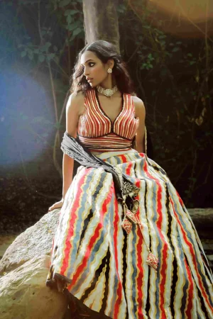 Amber Crimson Majesty (Lehenga)