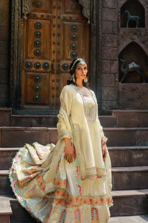 Amber Royal Anarkali Set – Heritage Meets Elegance